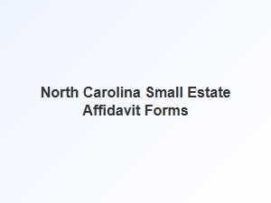 North Carolina Small Estate Affidavit Forms Help
